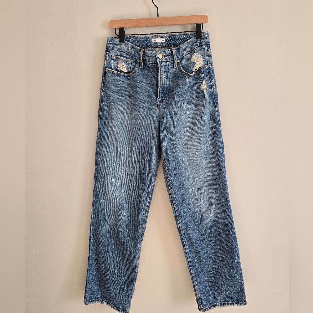 Revolve GOOD 90's YOKE Jeans in Indigo 633 Good American Size 27 4 - Picture 6 of 12